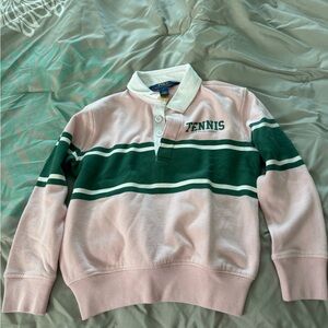 Polo by Ralph Lauren Pink and White Shirt